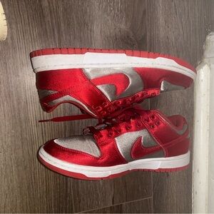 Red and Silver Sneakers